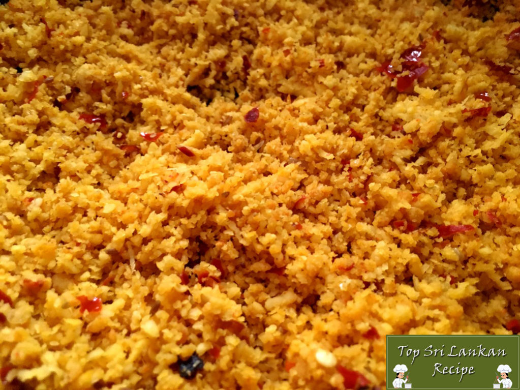 Sri Lankan Prawn Varai Shrimp With Grated Coconut Iraal Varai Top