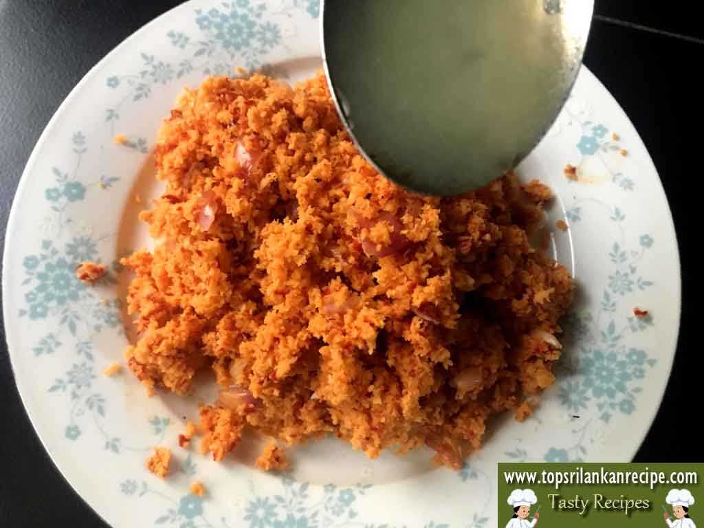 Easy Coconut Sambal Recipe Fresh Pol Sambol With Red Chili Top Sri