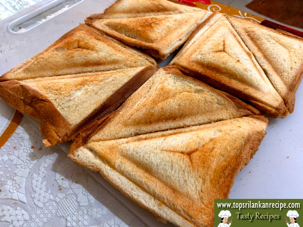 Spicy Tinned Fish Sandwich Toast Recipe With Potato Masala Sri Lankan